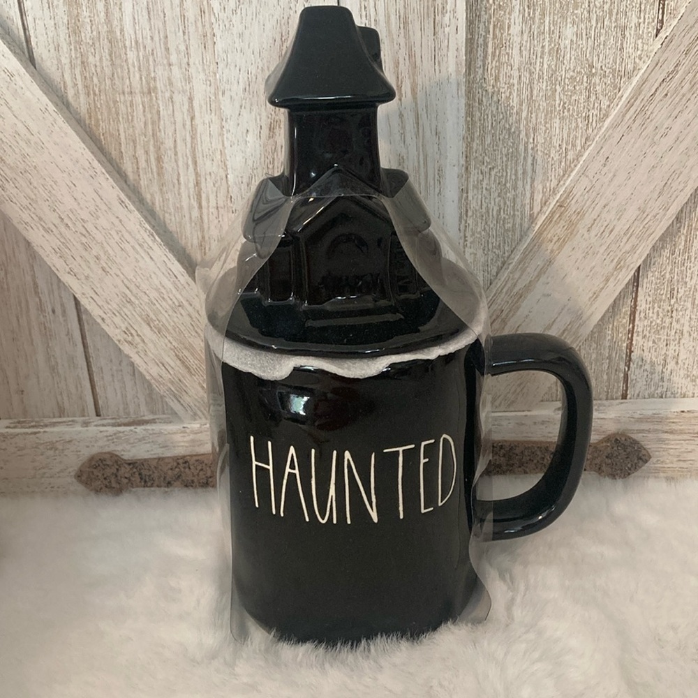 Rae Dunn Haunted Mug with Topper
